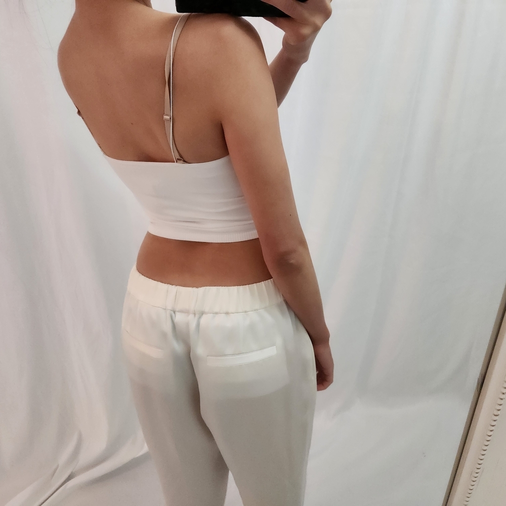 Free People White Crop Top - Picture 3 of 7